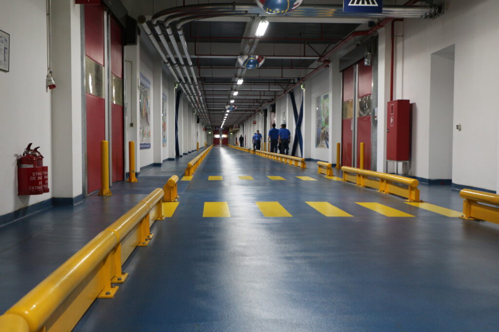 coridor central zona de productie