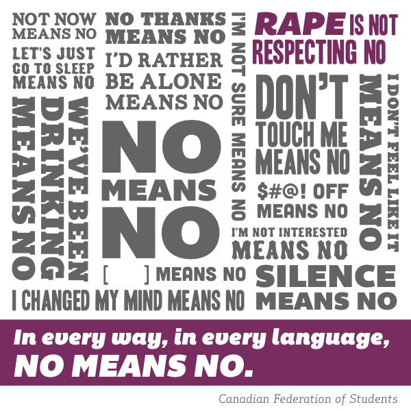 no means no